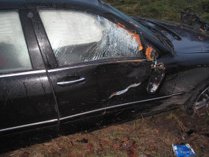 Havárie Mercedesu Benz u Ševětína