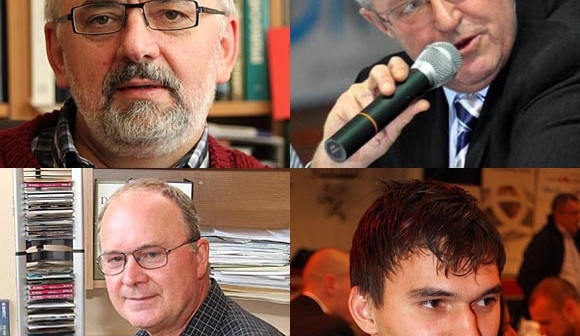 Libor Grubhoffer, Zdeněk Velikovský, Ladislav Volf a Jakub Kovář