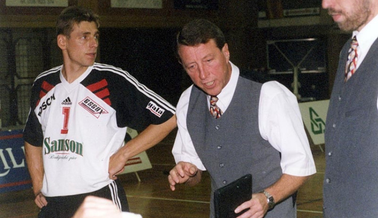 Milan Žák na lavičce Jihostroje České Budějovice