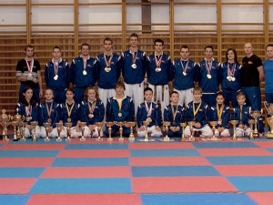 Medailisté z TJ Karate České Budějovice
