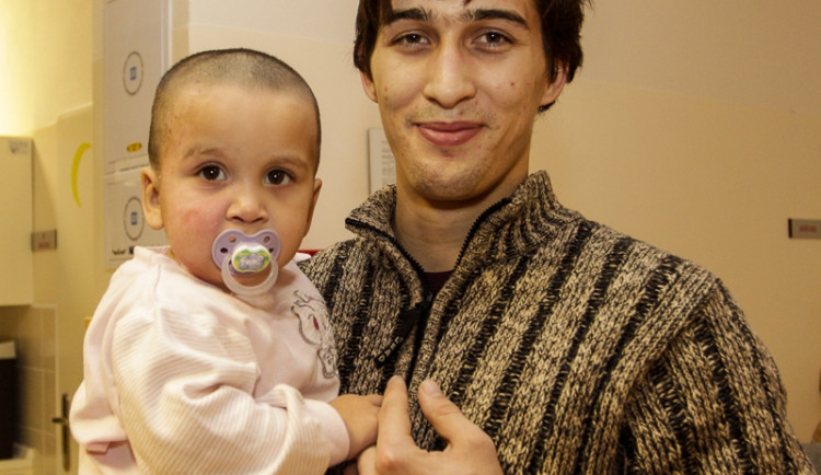 David Juračka a malý Tadeáš