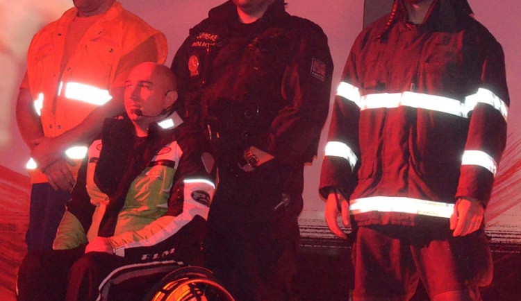 Záchranář, policista, hasič a vozíčkář Radek