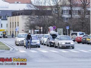 Křižovatka na Senovážném náměstí