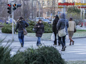 Křižovatka na Senovážném náměstí