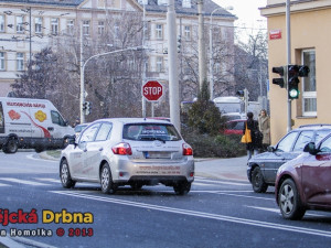 Křižovatka na Senovážném náměstí