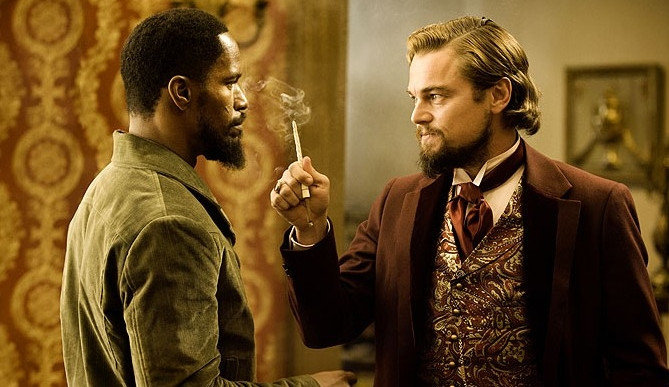 Jamie Foxx a Leonardo DiCaprio