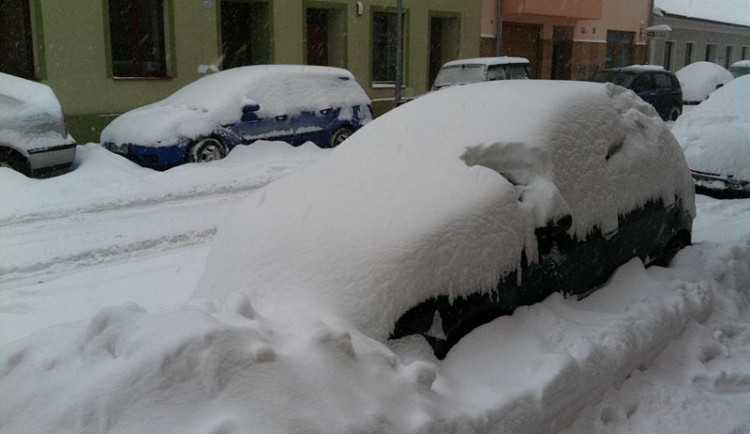 Ulice Bedřicha Smetany ve čtvrtek 17. ledna