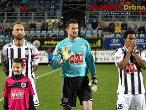 Zleva kapitán Lengyel, brankář Daněk a ofenzivní záložník Sandro