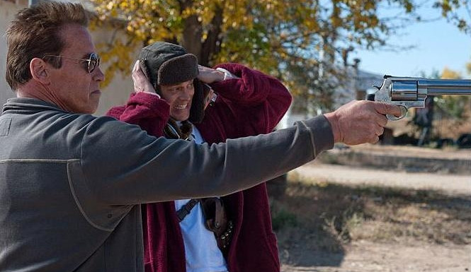 Arnold Schwarzenegger a Johnny Knoxville