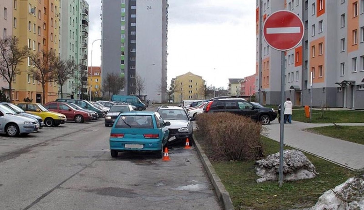 Nehoda v ulici Jana Bendy