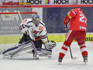 Kapitán Jiří Šimánek při trestném střílení proti Miroslavu Hanuljakovi zklamal