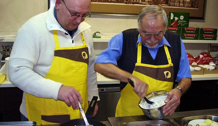 Slovenský soutěžní tým Lubomír (vlevo) a Milan
