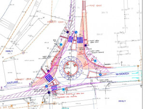 Na krizové křižovatce u Kauflandu vznikne kruhový objezd