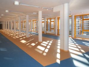 Interiér nových šaten