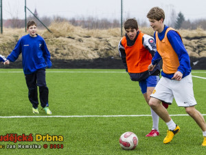 Trénink starších žáků Dynama České Budějovice