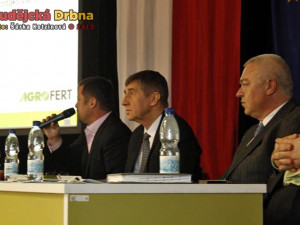 Zástupci AGROFERTu v Budějcích
