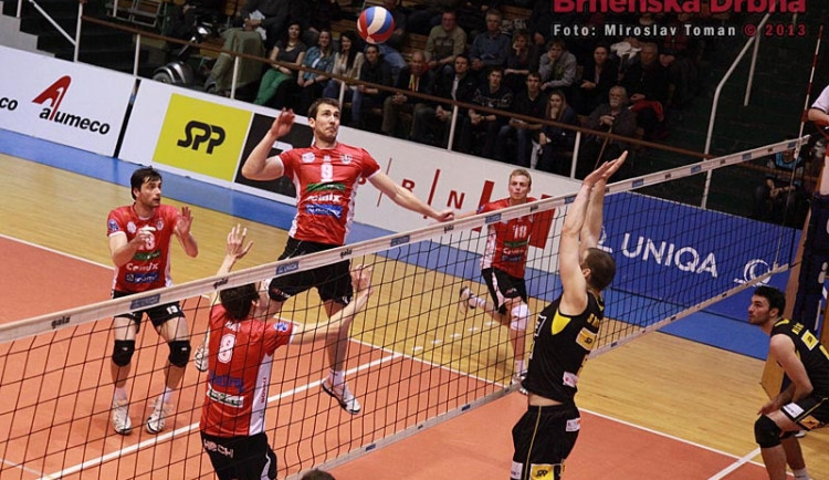 Volejbal Brno - VK Jihostroj České Budějovice 0:3