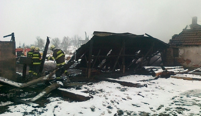 Zničená pila v Lipnici