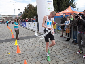Vítěz budějcké RunTour Roman Rudolecký