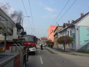 Požár bývalého kabaretu v Průmyslové ulici