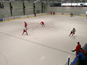 Letní příprava HC Mountfield v Hokejovém centru Pouzar