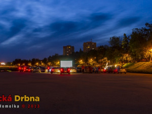 Autokino při Budějovickém Majálesu 2013