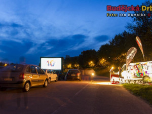 Autokino při Budějovickém Majálesu 2013