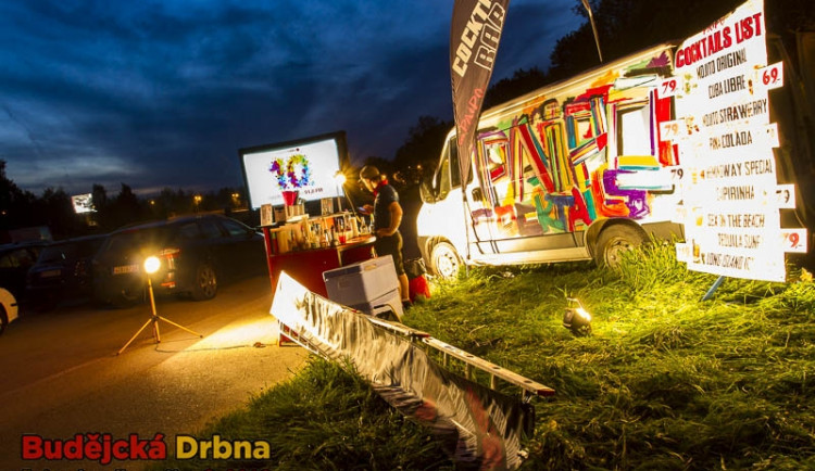 Autokino při Budějovickém Majálesu 2013