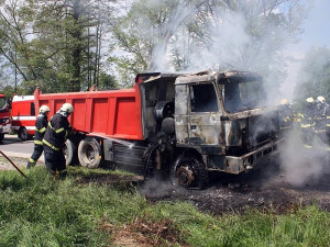 Požár Tatry 815 v Dolním Miletíně
