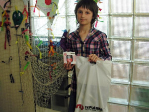 Sára Kollerová dostala za umístění na třetím místě MP3 přehrávač