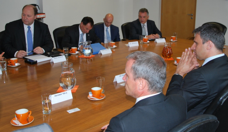 Setkání jihočeského hejtmana s generálním ředitelem Westinghouse