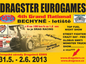 Dragsterové závody uvidí diváci na bechyňském letišti