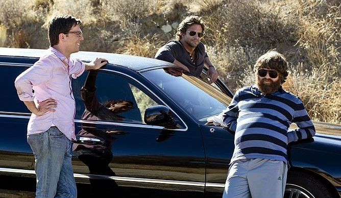 Ed Helms, Bradley Cooper, Zach Galifianakis