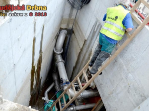 Jímka jezu a technologické zařízení - detail