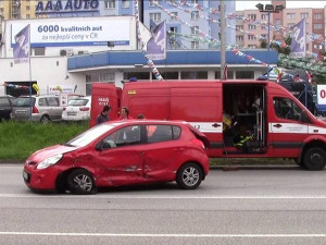 Páteční nehoda na výpadovce na Písek