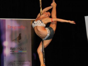 Lucie Šimková na mistrovství České republiky v Pole Dance 2013