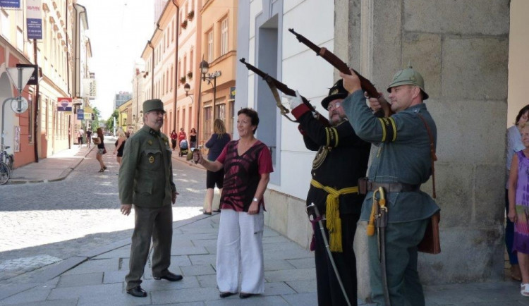 Slavnostní zahájení výstavy Českobudějovičtí ostrostřelci