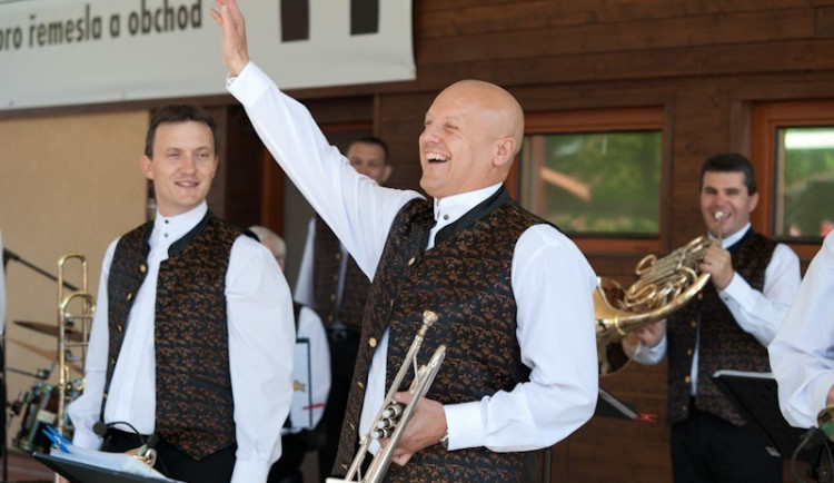 Miroslav Dvořák se svou dechovou kapelou Jižani