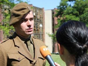 Otec myšlenky obnovení pomníku Radek Marcín