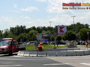 Nový kruhový objezd u Kauflandu