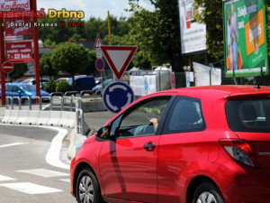 Nový kruhový objezd u Kauflandu