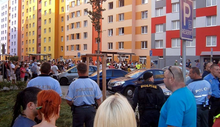 Dnešní shromáždění ve Volfově ulici