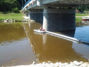 Hasiči instalovali v Zámostí nornou stěnu