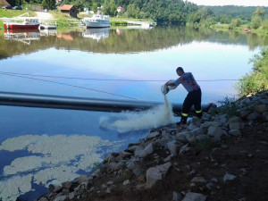 Hasiči instalovali v Zámostí nornou stěnu