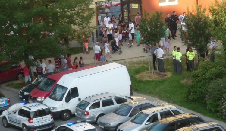 Červnová potyčka na sídlišti Máj