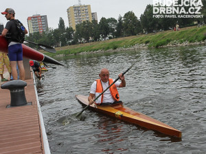 V téhle lodi závodil několikanásobný olympijský vítěz Gert Fredriksson ze Švédska