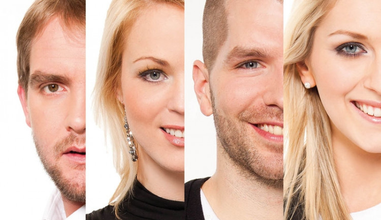 Moderátoři Evropy 2 Libor Bouček, Iva Vavřínová, Nasty a Zorka Hejdová