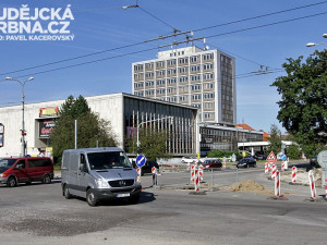 Rekonstrukce křižovatky Mánesova - Lidická