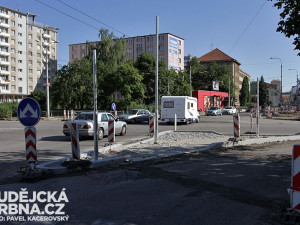 Rekonstrukce křižovatky Mánesova - Lidická