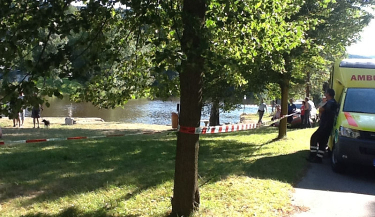 Místo, kde se utopili dva muži